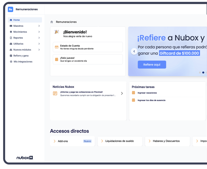 Software de Contabilidad Nubox.