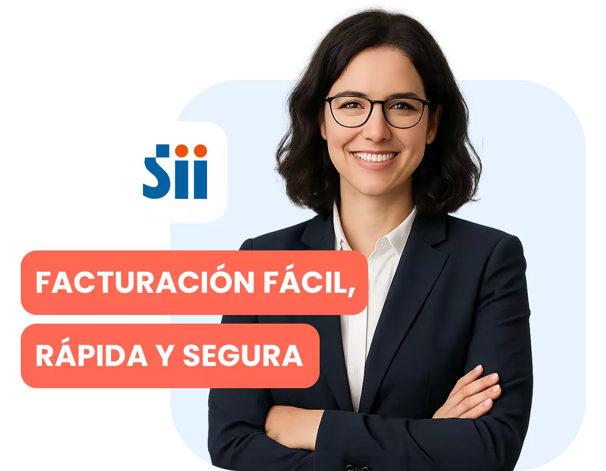 Mujer sonriendo con los brazos cruzados acompañada de un texto que dice